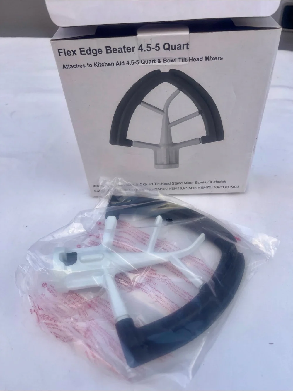 Flex Edge Beater for KitchenAid, Mixer Attachement Compatible With KitchenAid, M